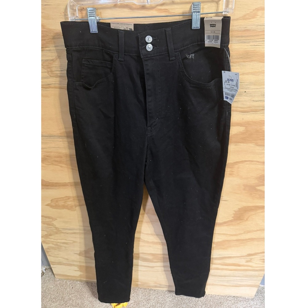 Levi's Retro High Skinny Jeans NWT 30x28 Black Women's